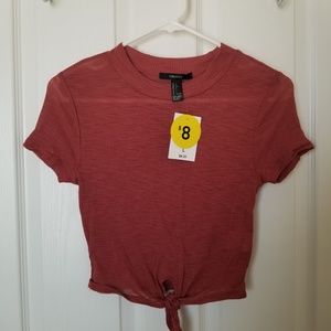 NWT Forever 21 Ribbed Crop Top